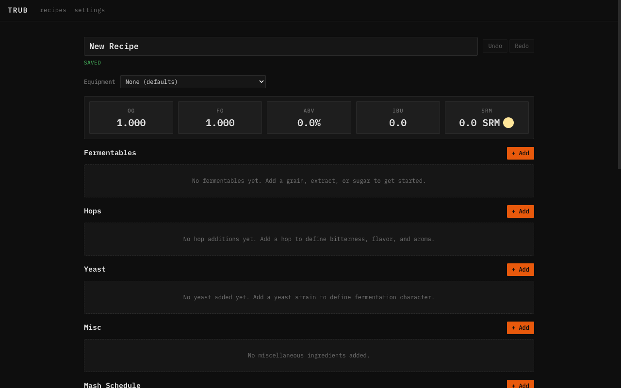 Trub screenshot